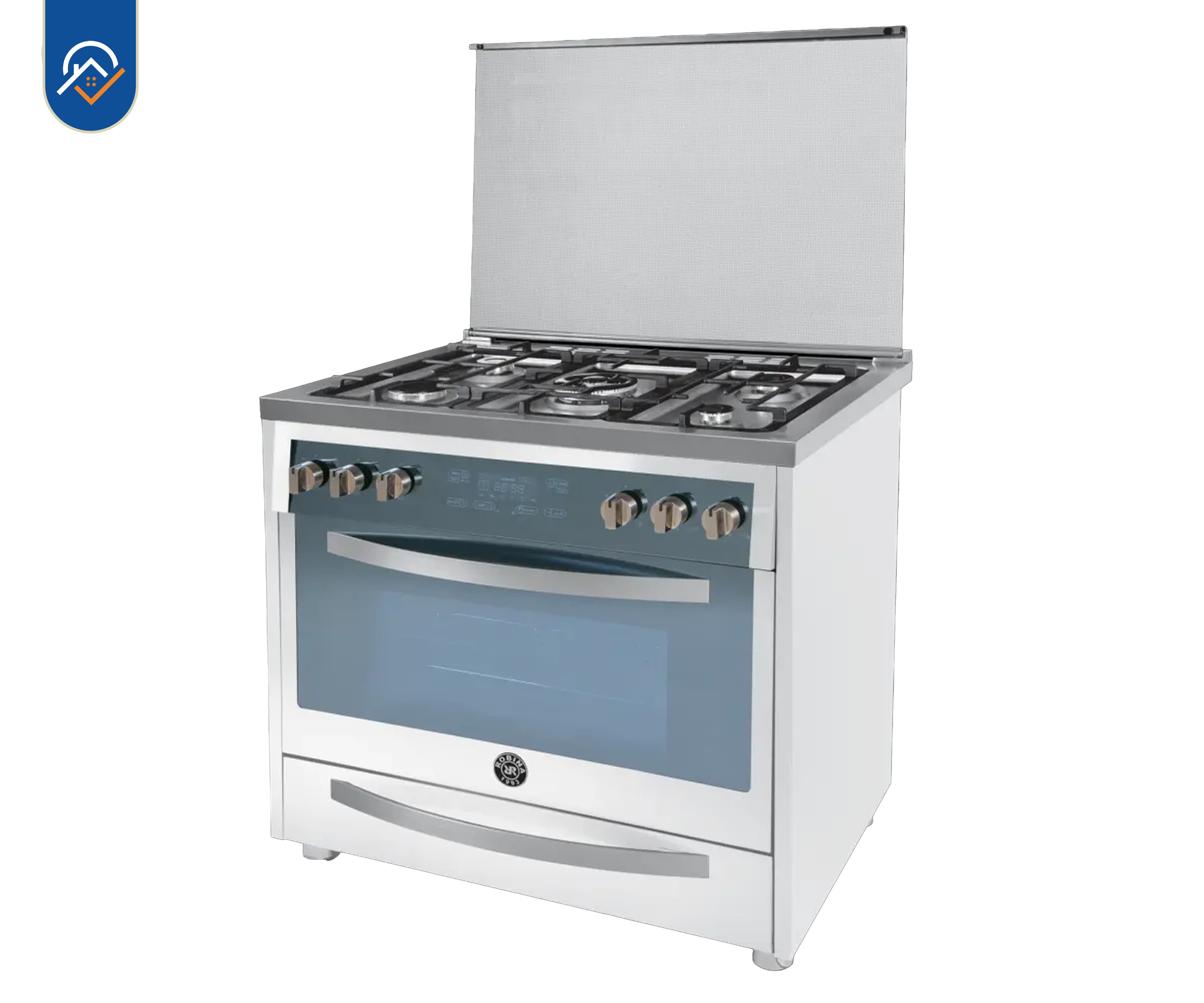 اجاق گاز صفحه ای روبینا مدل 3016W-S-B