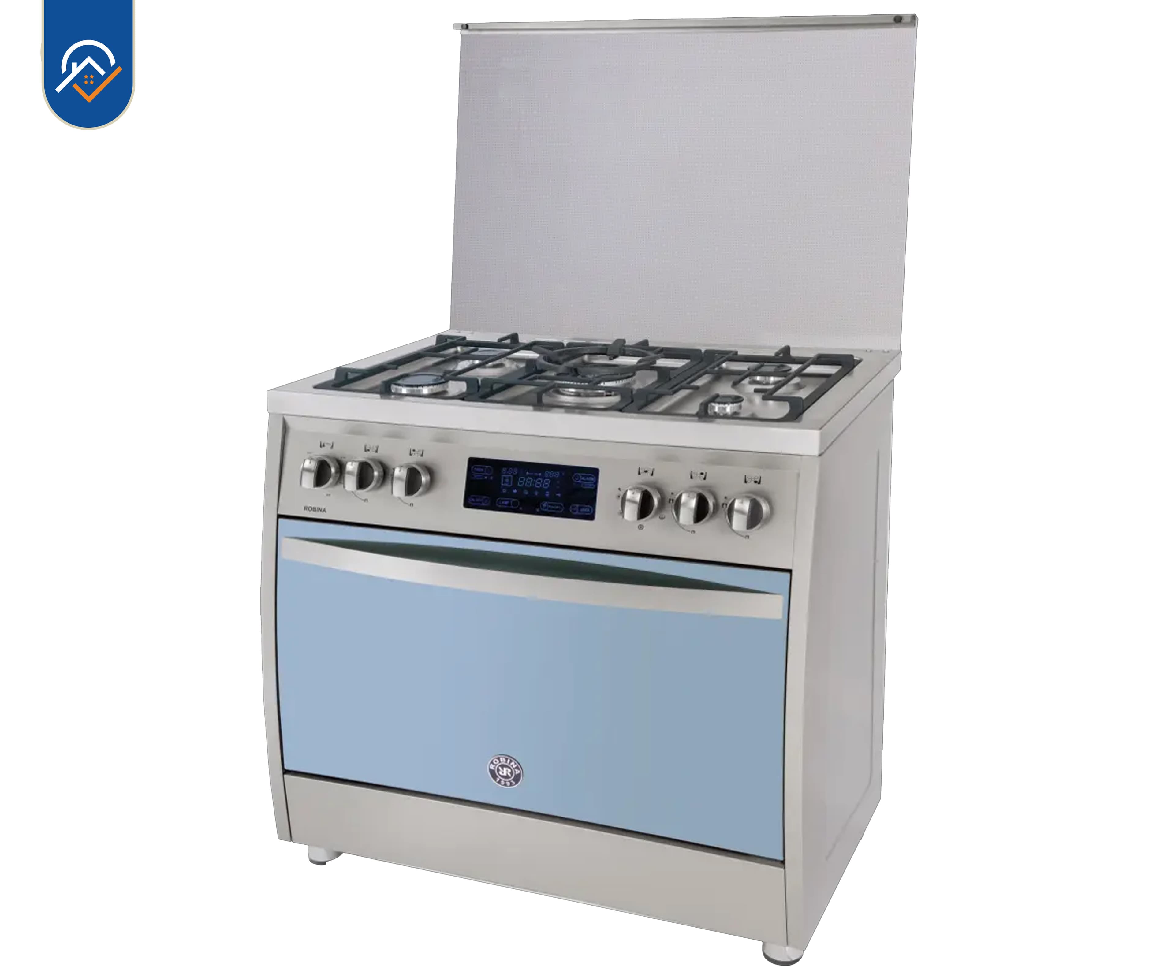 اجاق گاز صفحه ای روبینا مدل 4016W-S-B
