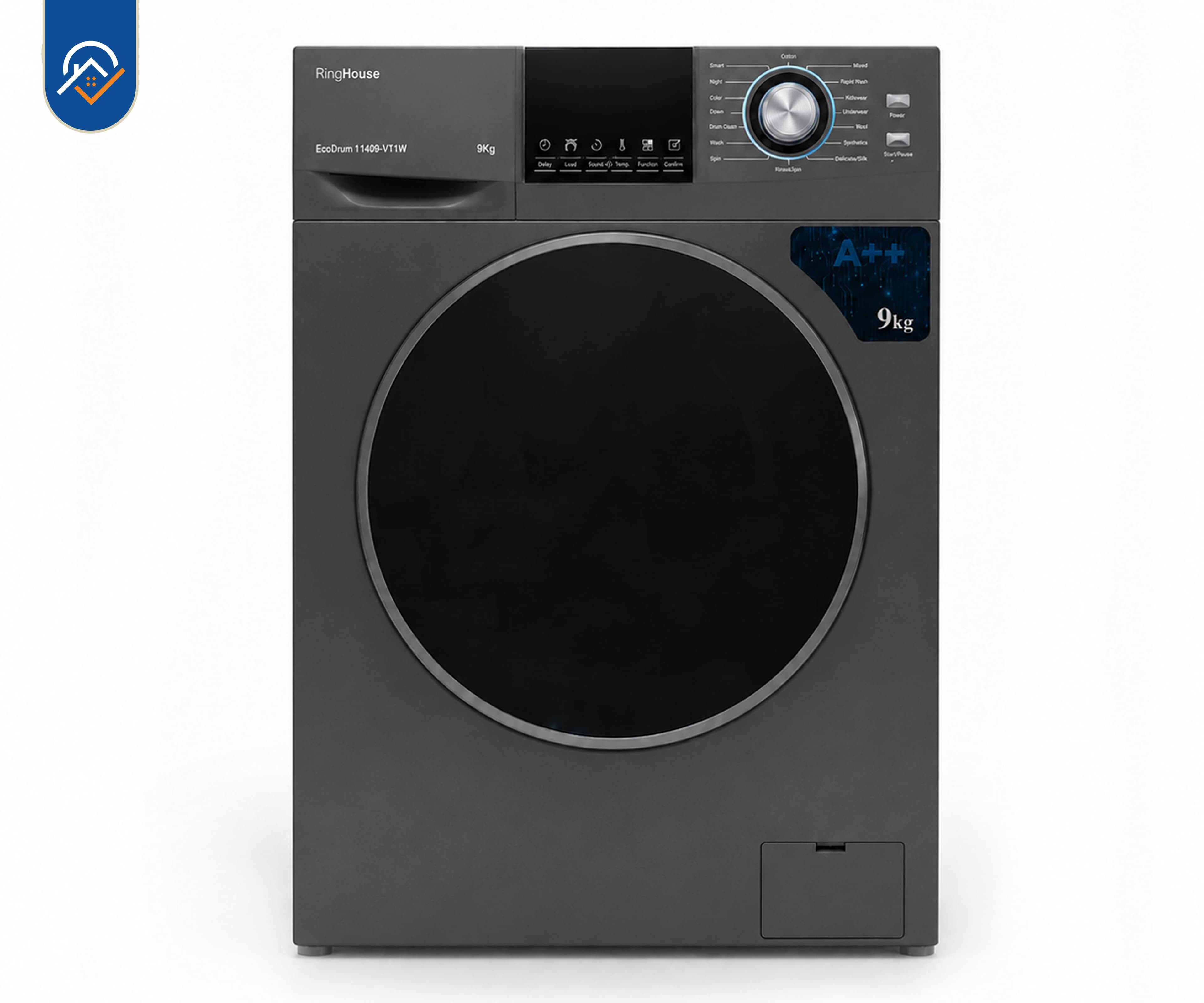ماشین لباسشویی 9 کیلوگرم رینگ هاوس مدل 1409VT1S