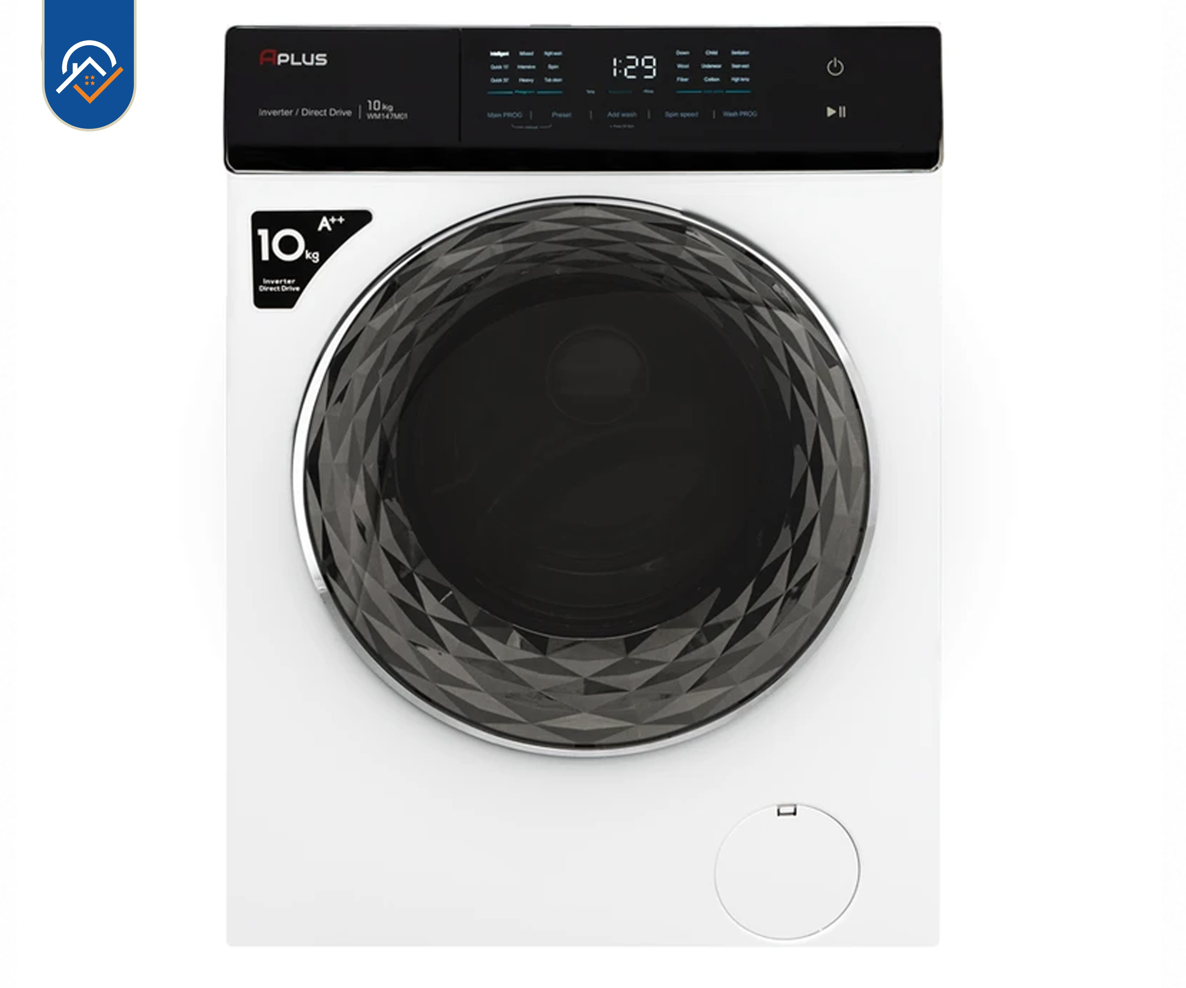 ماشین لباسشویی 10 کیلوگرم آ پلاس مدل WM147A01W