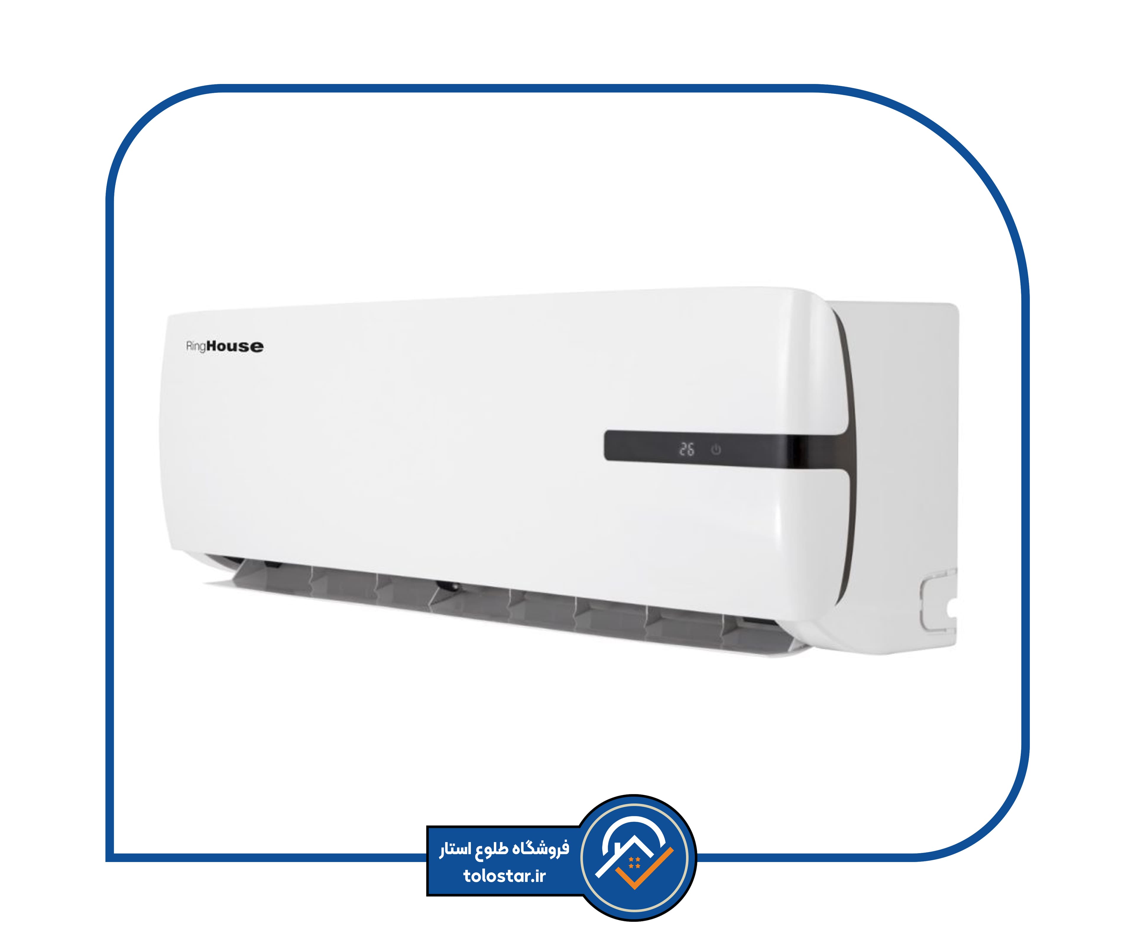 کولر گازی 24 هزار رینگ هاوس مدل RH-S24RF1H-DLG