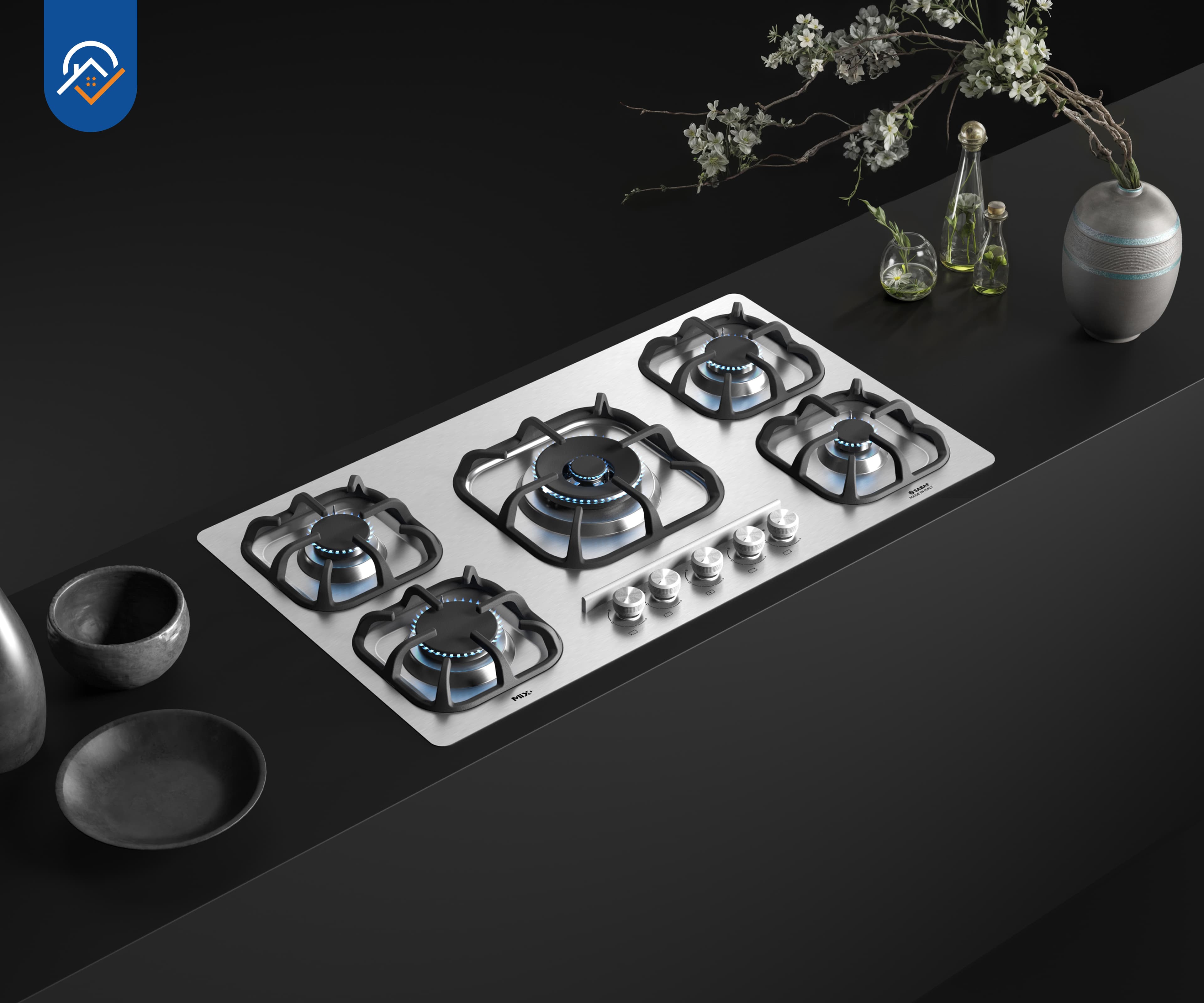 گاز صفحه ای میکس پلاس مدل 523SF
