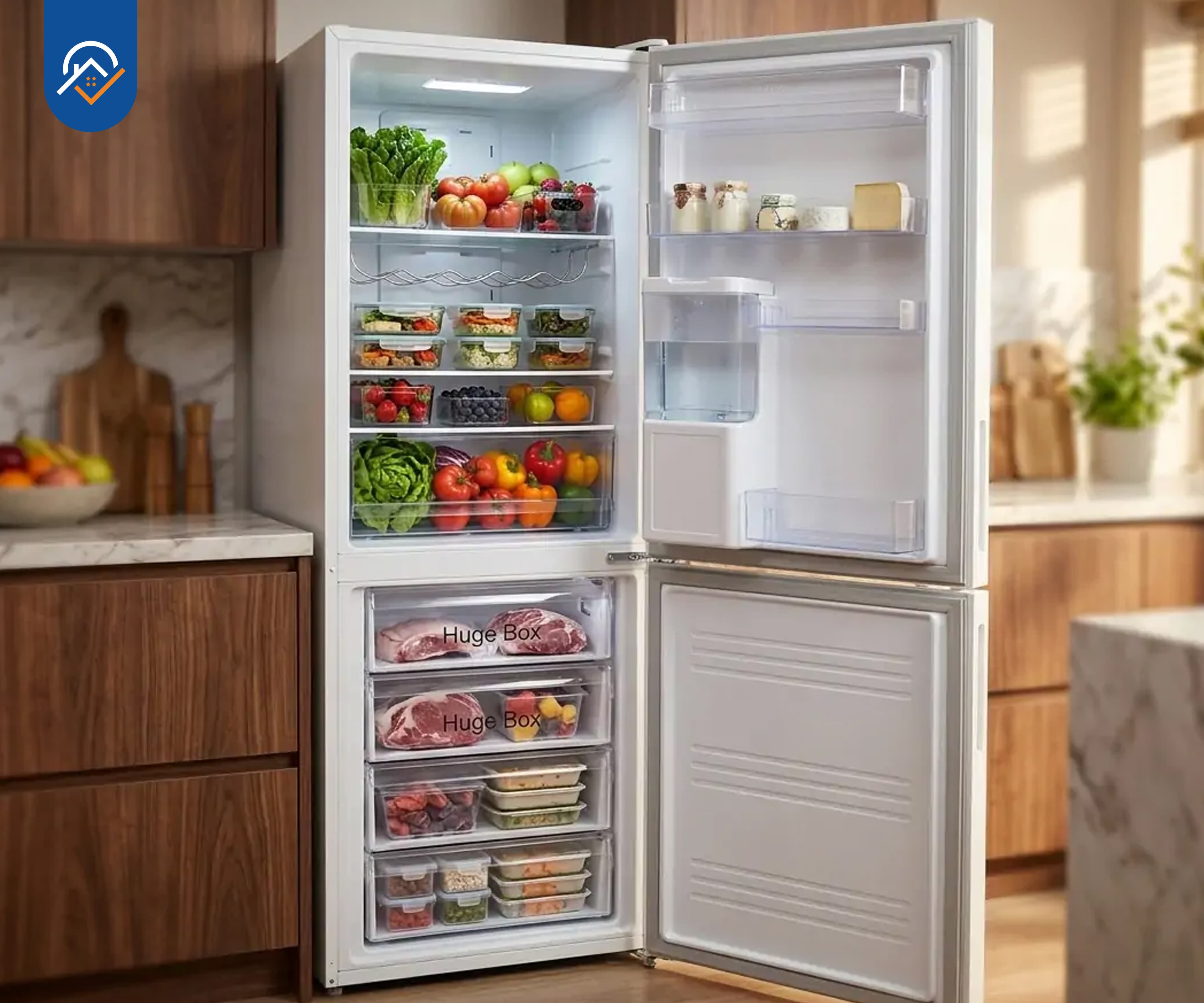 یخچال فریزر طرح فریزر پایین دوو مدل BMi-10W