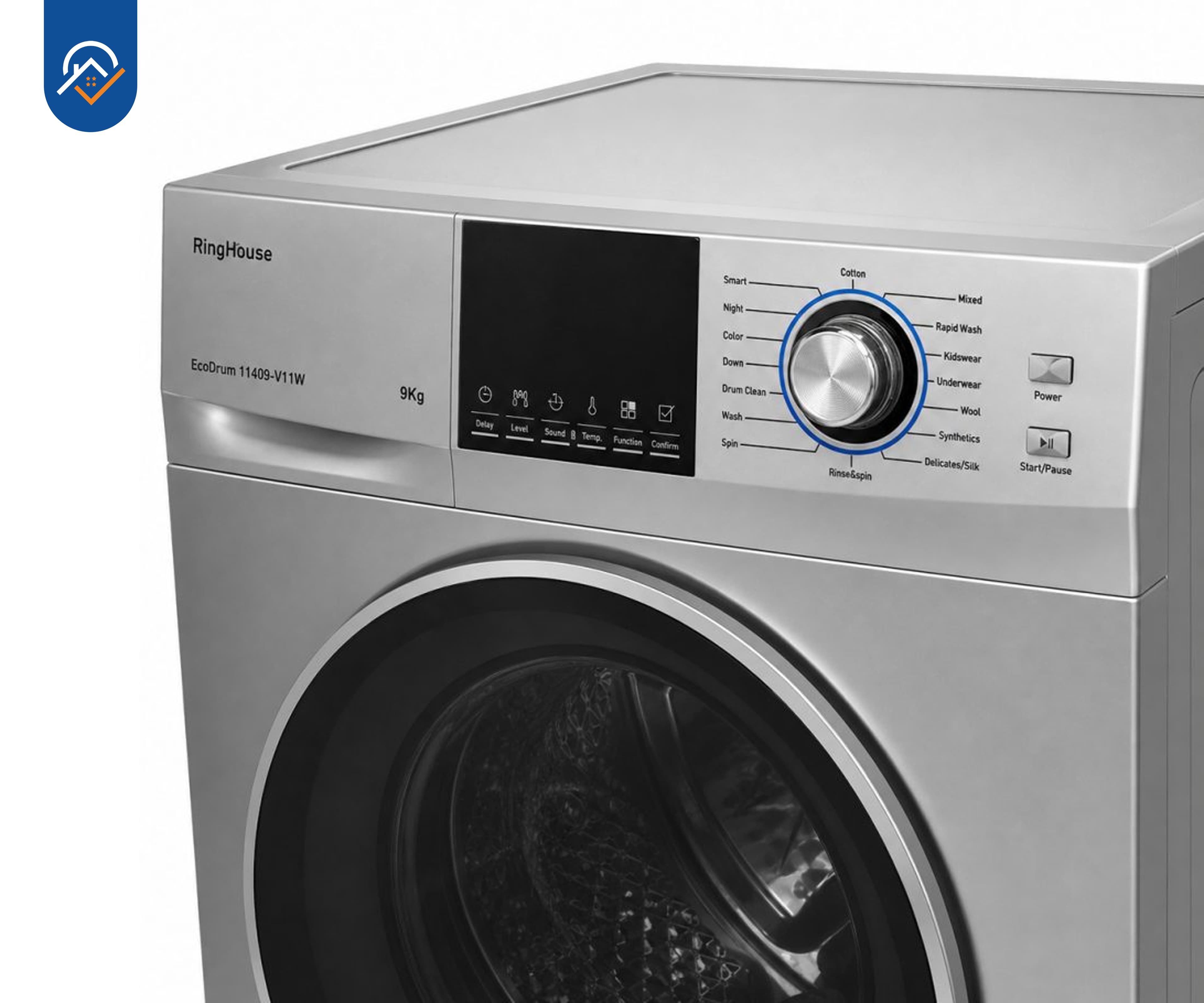 ماشین لباسشویی 9 کیلوگرم رینگ هاوس مدل 1409VT1S